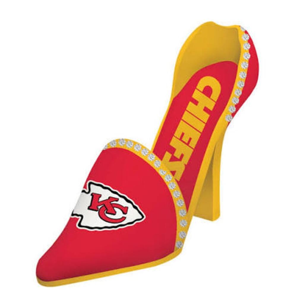 NFL KC Kansas City Chiefs Shoe Wine Bottle Holder SOLD OUT - Swift
